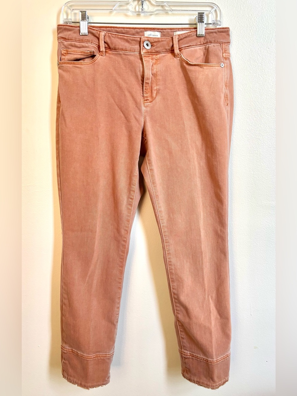 J. Jill authentic fit cropped jeans, size 4, EUC